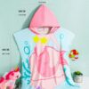 Toalla de playa con capucha para niñas y niños - Imagen 14
