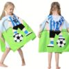 Toalla de playa con capucha para niñas y niños - Imagen 11