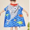Toalla de playa con capucha para niñas y niños - Imagen 9