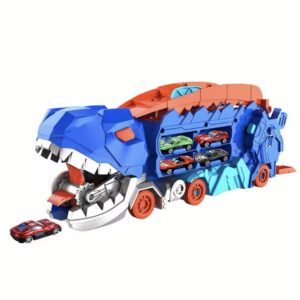 Camión Dinosaurio con pista plegable